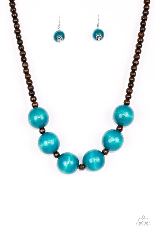 Paparazzi Necklace ~ Oh My Miami - Blue