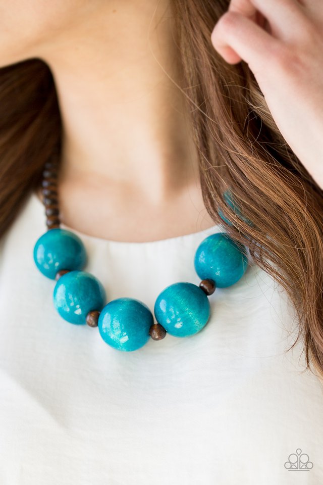 Oh My Miami - Blue - Paparazzi Necklace Image