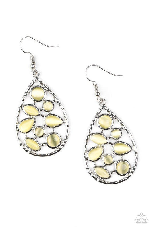 Paparazzi Earring ~ That Thing You DEW - Yellow