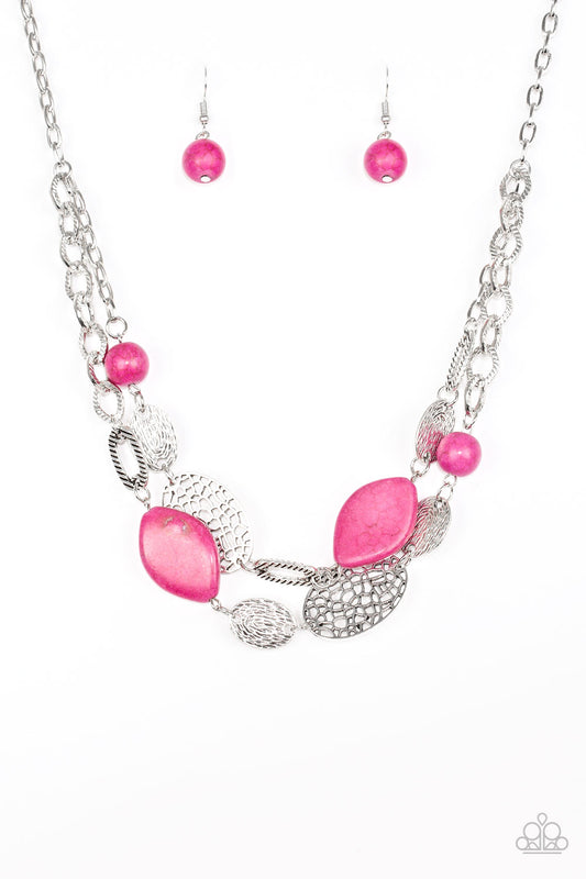 Collar Paparazzi ~ Second Nature - Rosa