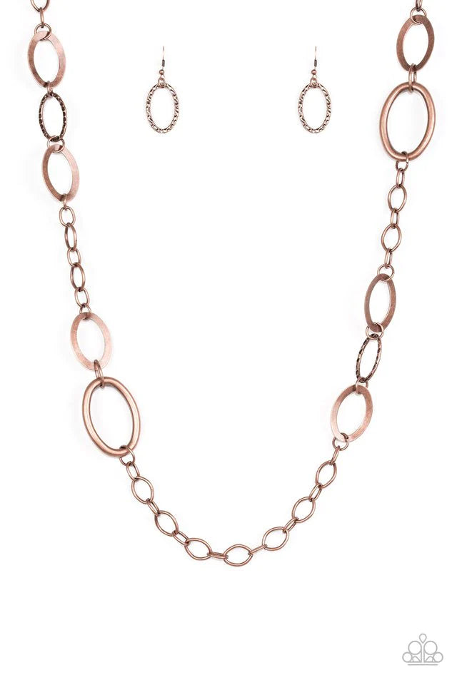 Paparazzi Necklace ~ Stylishly Suburb - Copper