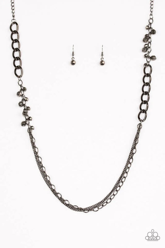 Paparazzi Necklace ~ Mega Megacity - Black