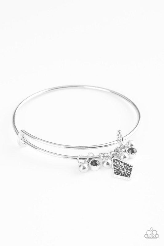 Paparazzi Bracelet ~ Treasure Charms - Black