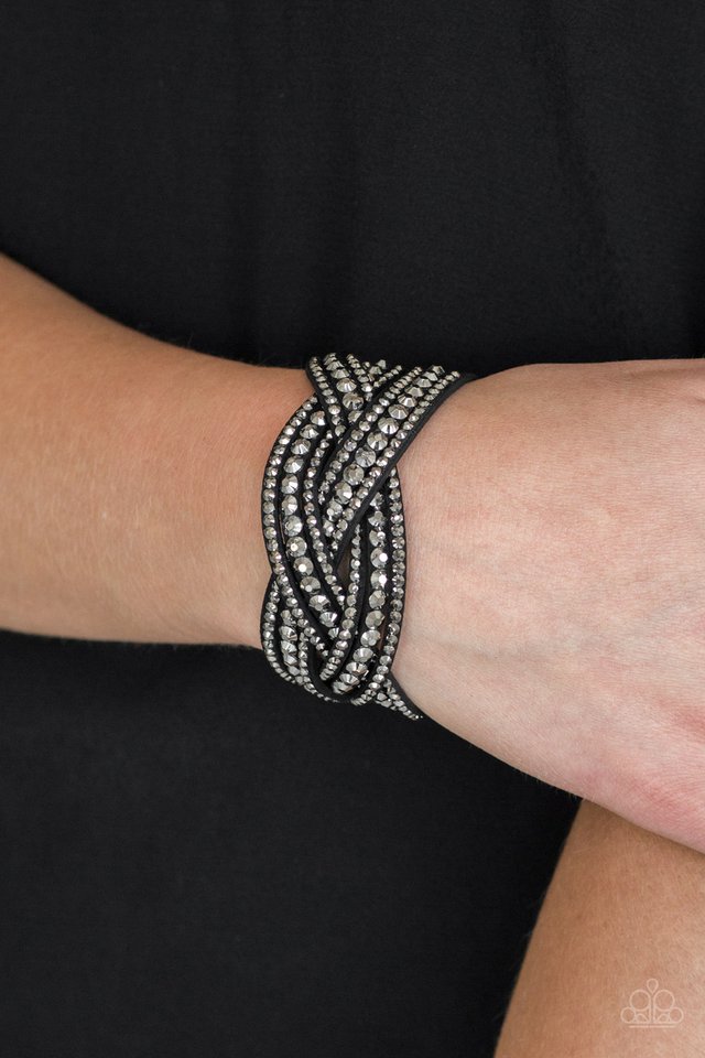 Bring On The Bling - Black - Paparazzi Bracelet Image