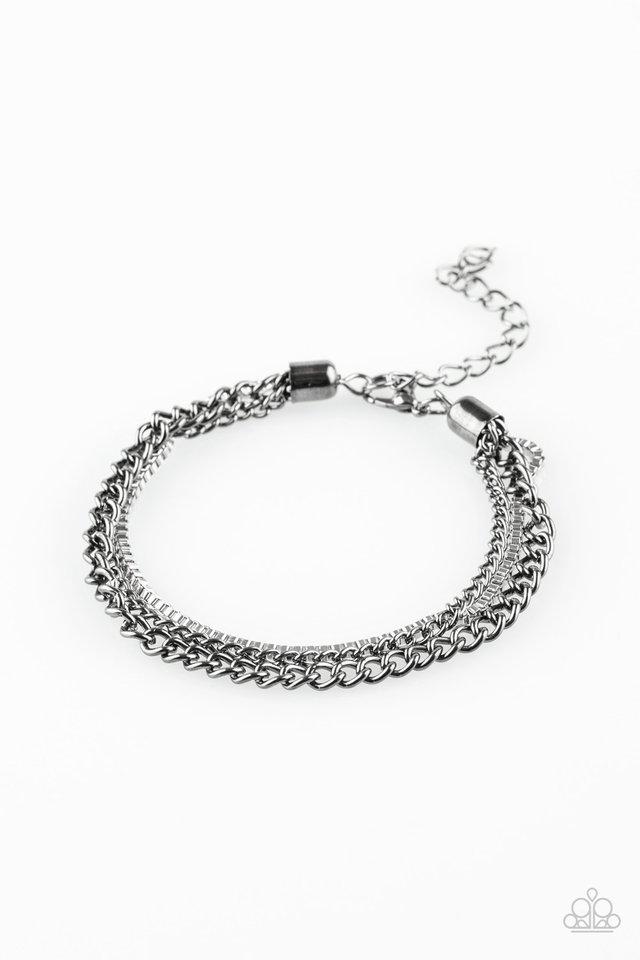 Paparazzi Bracelet ~ Industrial Icon - Black