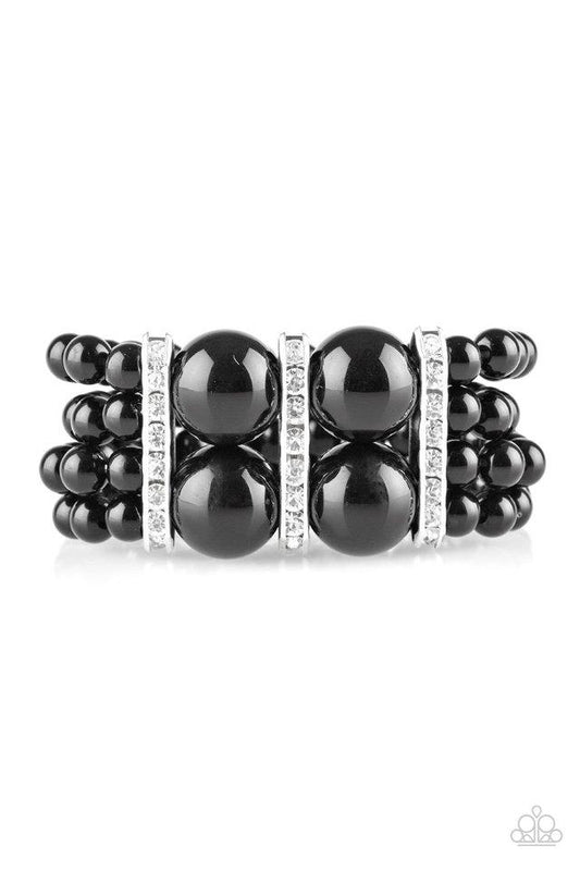 Paparazzi Bracelet ~ Romance Remix - Black