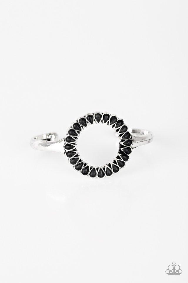 Pulsera Paparazzi ~ Divinely Desert - Negro