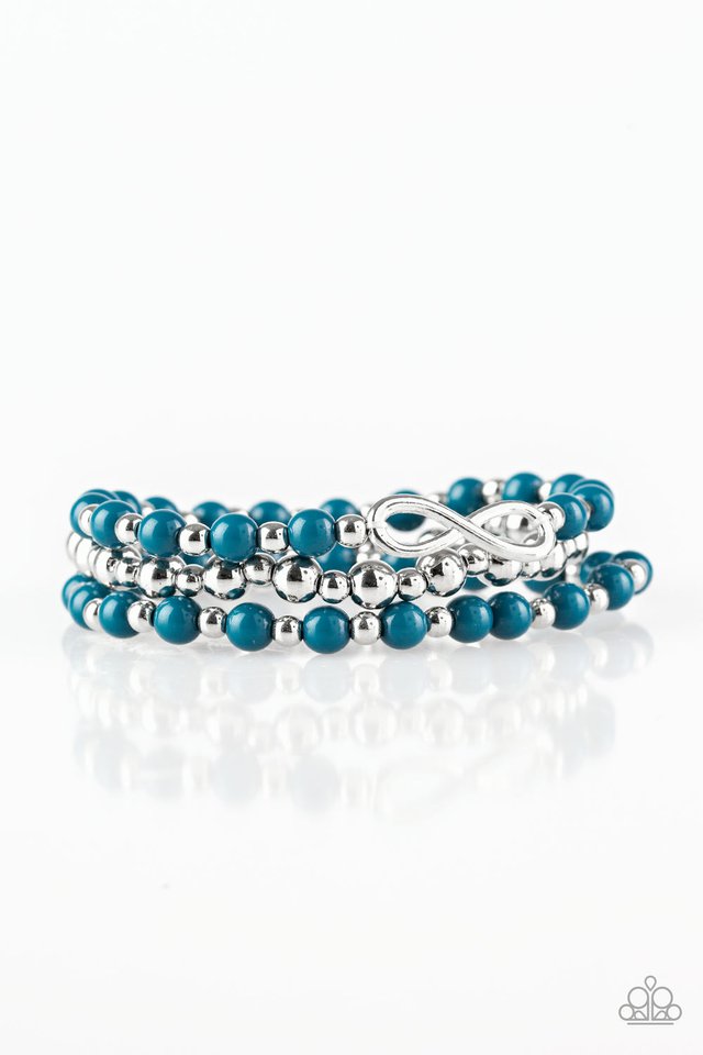 Immeasurably Infinite - Blue - Paparazzi Bracelet Image