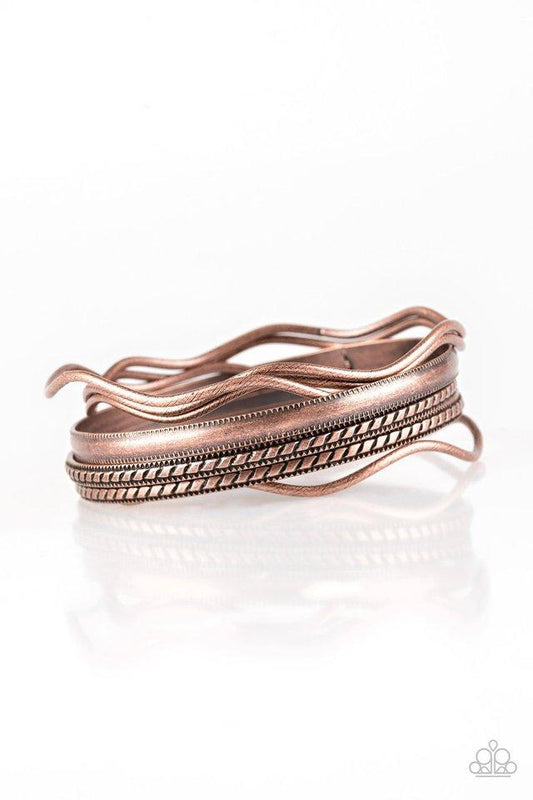 Paparazzi Bracelet ~ Zesty Zimbabwe - Copper