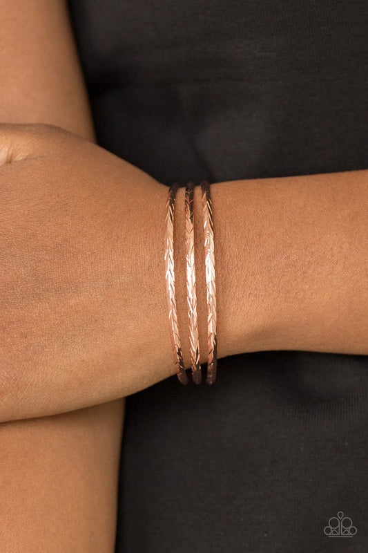 Eastern Empire - Copper - Paparazzi Bracelet Image