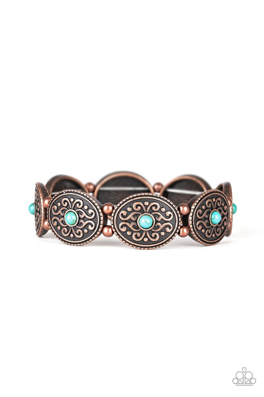 West Wishes - Copper - Paparazzi Bracelet Image