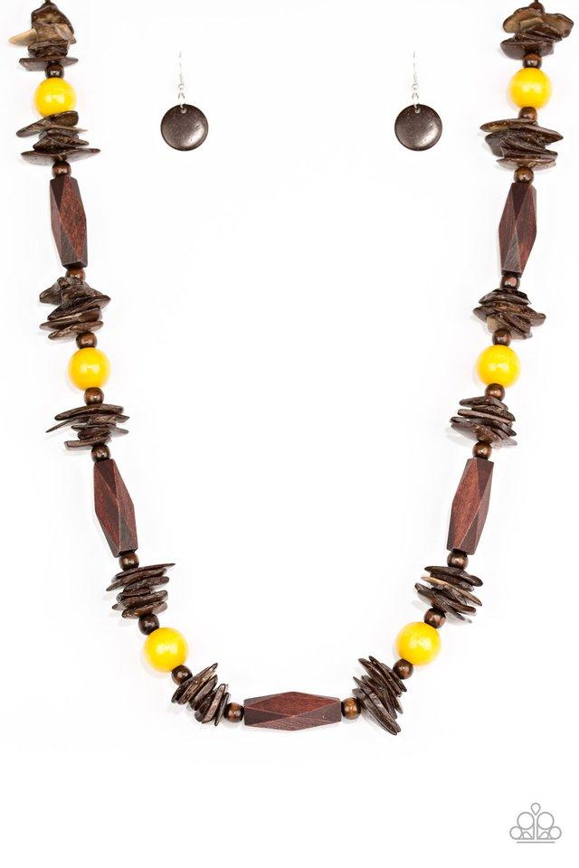Paparazzi Necklace ~ Cozumel Coast - Yellow