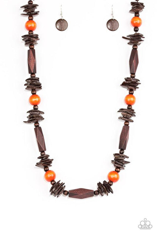 Paparazzi Necklace ~ Cozumel Coast - Orange