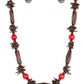 Cozumel Coast - Red - Paparazzi Necklace Image
