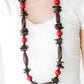 Cozumel Coast - Red - Paparazzi Necklace Image