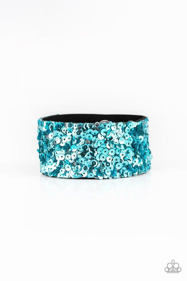 Paparazzi Bracelet ~ Starry Sequins - Blue