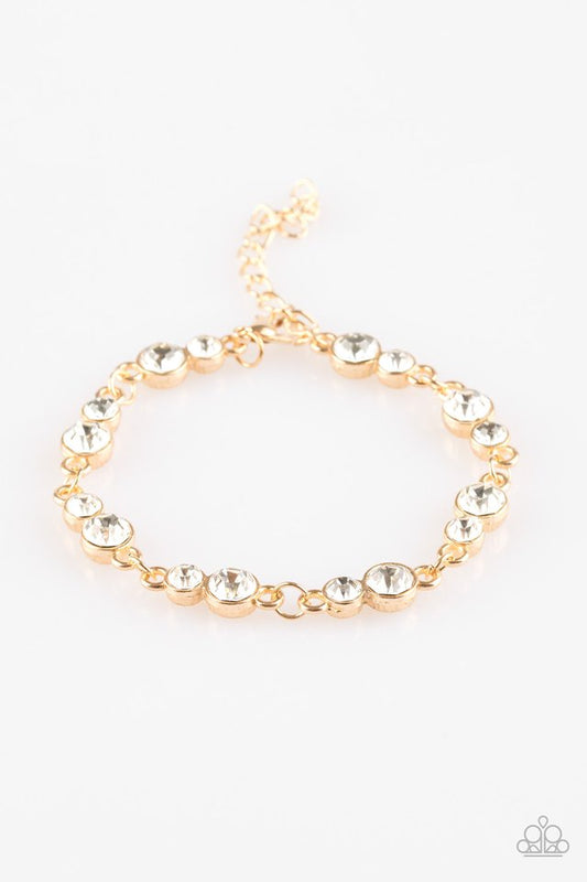 Twinkle Twinkle Little STARLET - Gold - Paparazzi Bracelet Image