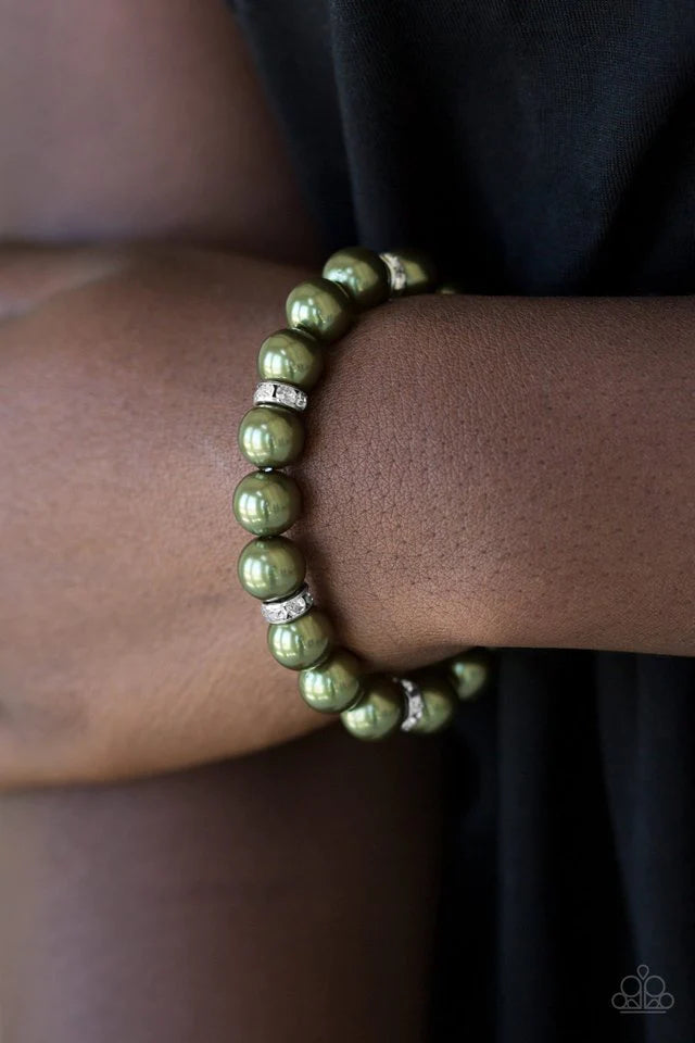 Paparazzi Bracelet ~ Exquisitely Elite - Green