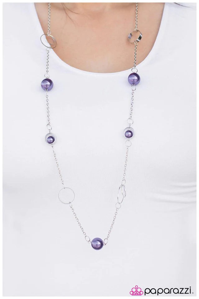 Paparazzi Necklace ~ Profoundly Purple - Purple