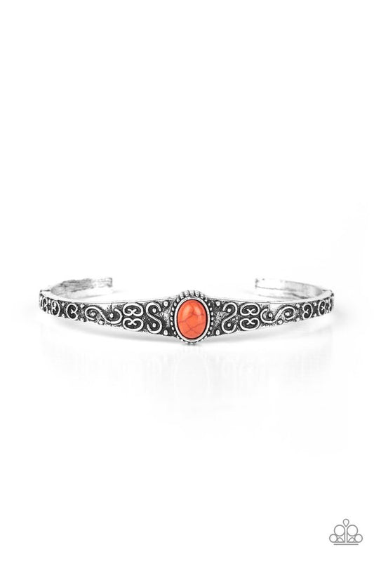 Make Your Own Path - Orange - Paparazzi Bracelet Image