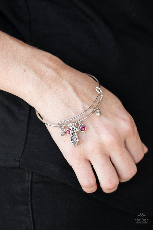 Treasure Charms - Pink - Paparazzi Bracelet Image