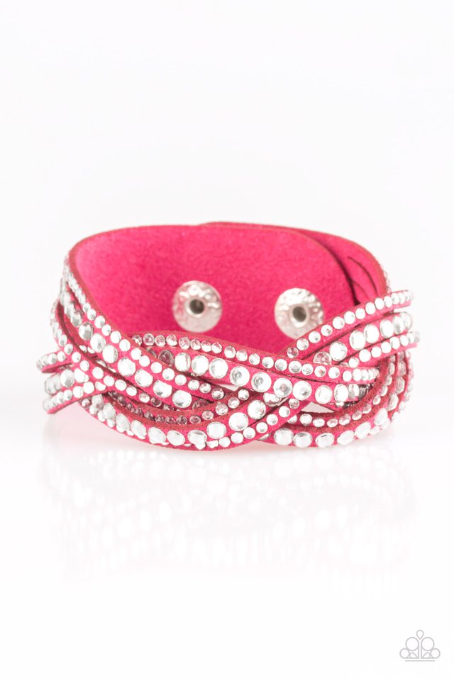 Bring On The Bling - Pink - Paparazzi Bracelet Image