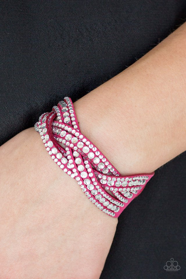 Bring On The Bling - Pink - Paparazzi Bracelet Image