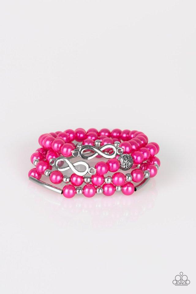 Paparazzi Bracelet ~ Limitless Luxury - Pink