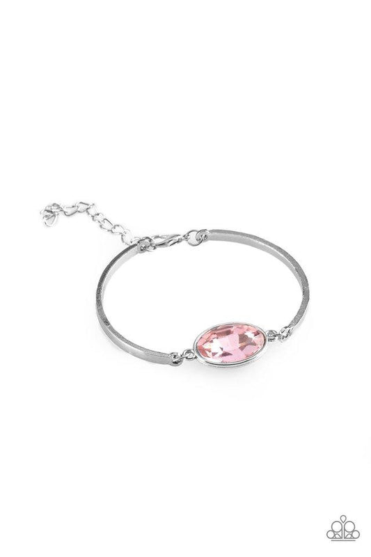 Paparazzi Bracelet ~ Definitely Dashing - Pink