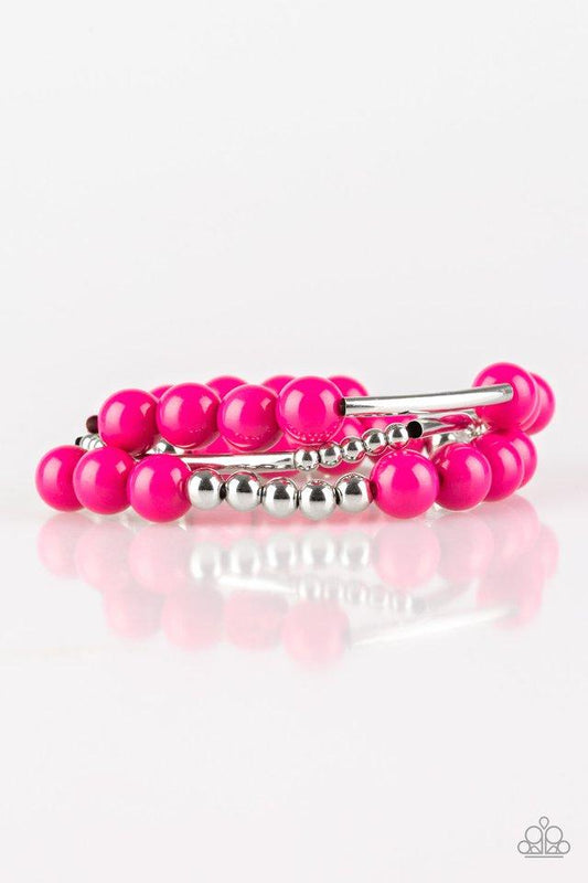 Paparazzi Bracelet ~ New Adventures - Pink