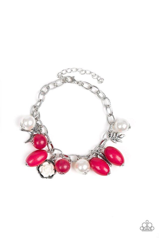 Pulsera Paparazzi ~ Love Doves - Rosa