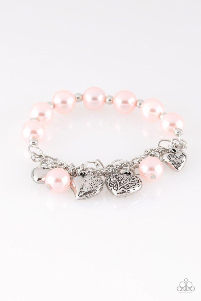 Paparazzi Bracelet ~ More Amour - Pink