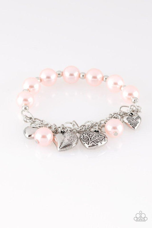 Pulsera Paparazzi ~ More Amour - Rosa