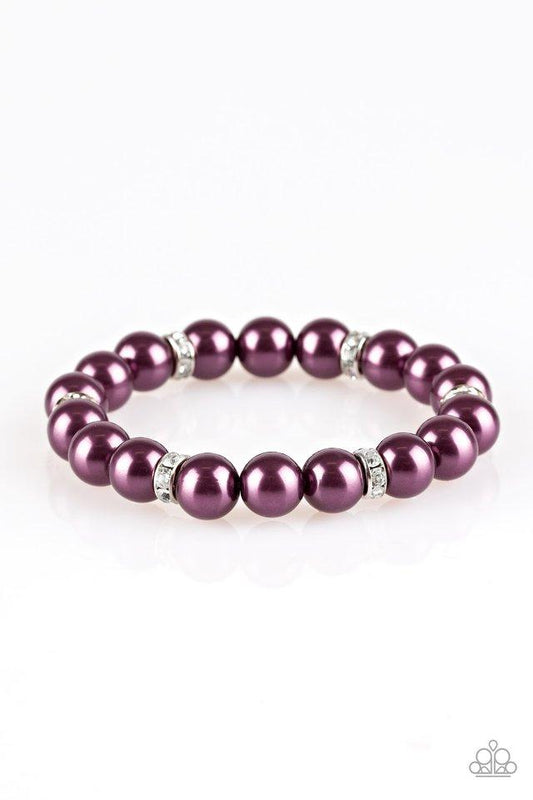 Paparazzi Bracelet ~ Exquisitely Elite - Purple