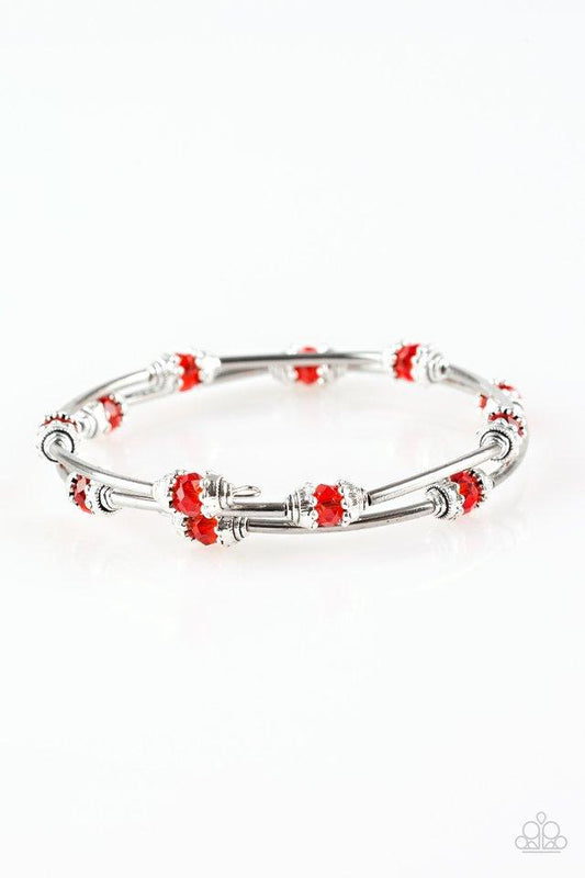 Paparazzi Bracelet ~ Into Infinity - Red