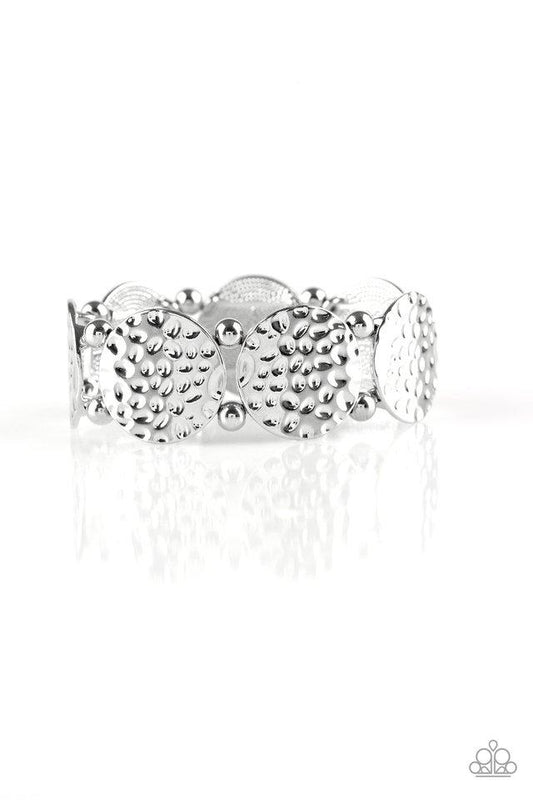 Pulsera Paparazzi ~ GLISTEN and Learn - Plata