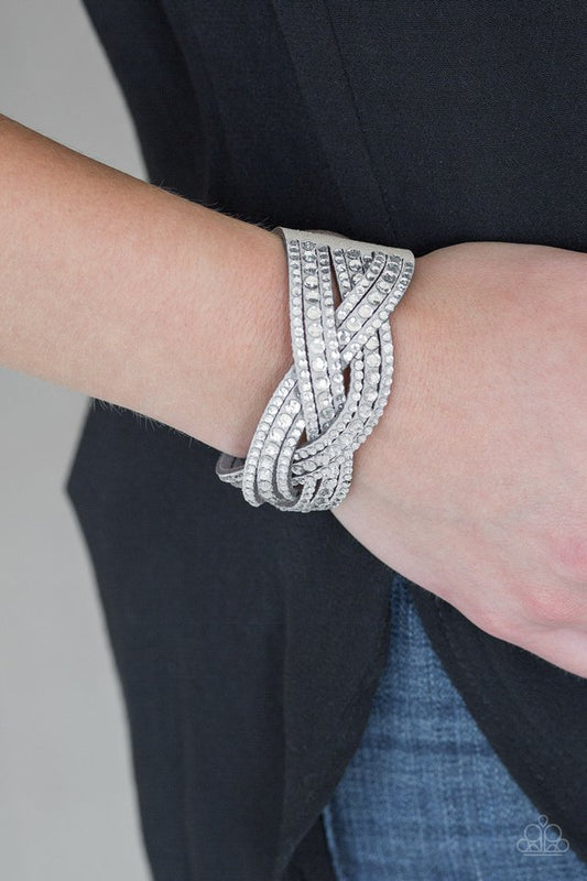 Bring On The Bling - Silver - Paparazzi Bracelet Image