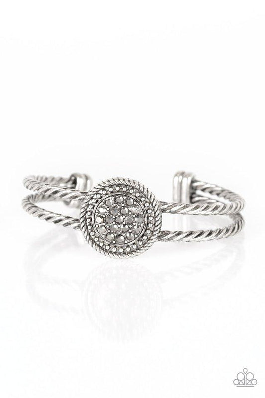 Paparazzi Bracelet ~ Definitely Dazzling - Silver