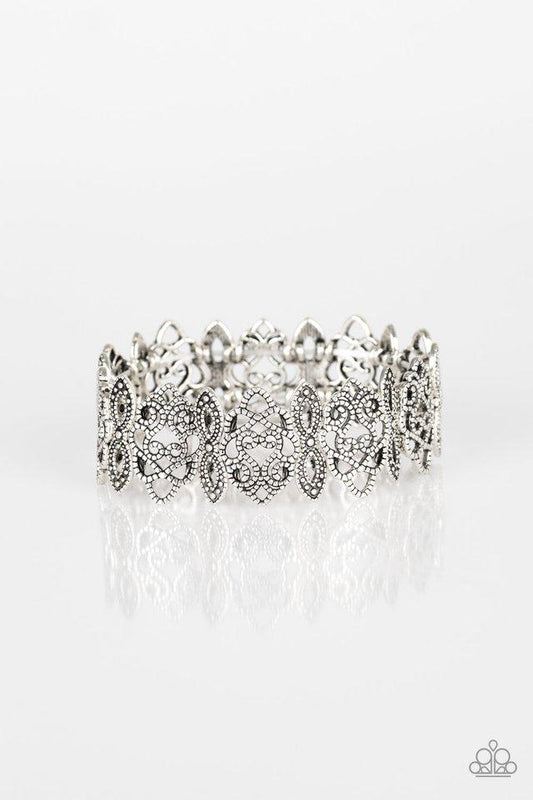 Paparazzi Bracelet ~ When Yin Met Yang - Silver