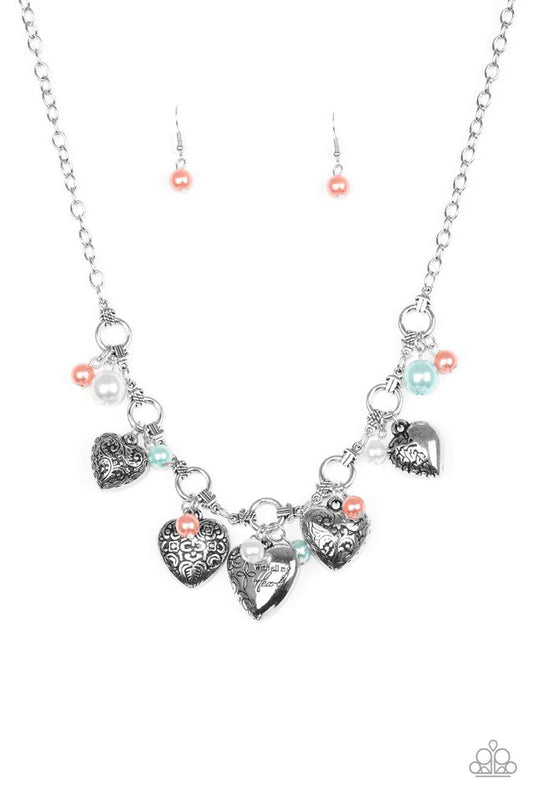 Collar Paparazzi ~ Con todo tu corazón - Multicolor