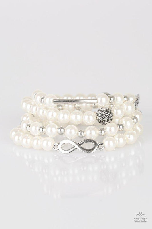 Paparazzi Bracelet ~ Limitless Luxury - White