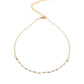 Take A Risk - Gold - Paparazzi Necklace Image