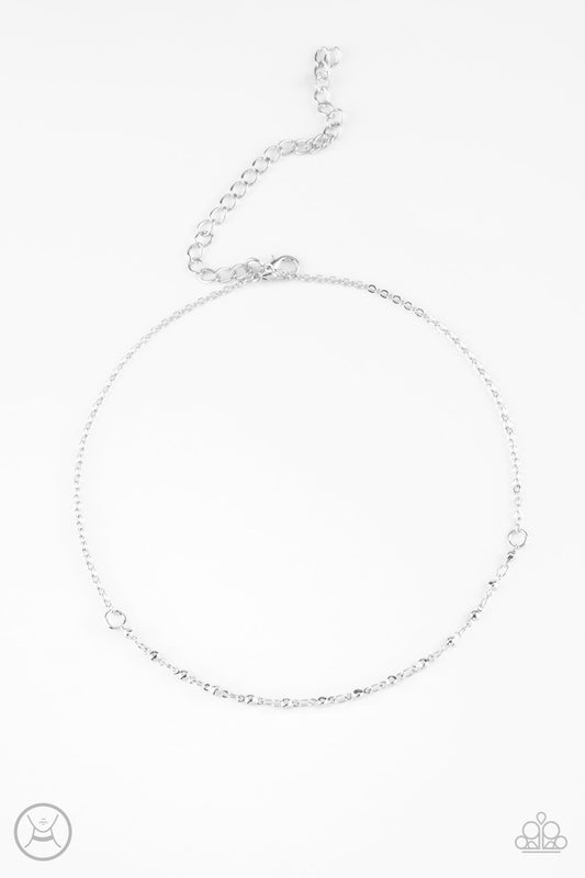 Paparazzi Necklace ~ Take a Risk - Silver