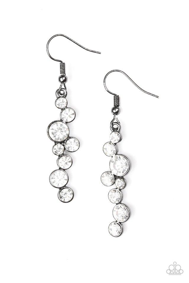 Paparazzi Earring ~ Milky Way Magnificence - Black