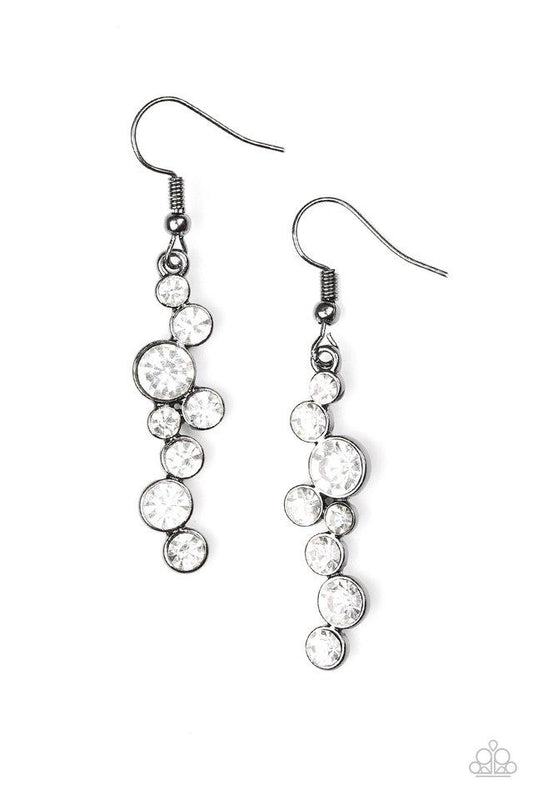 Paparazzi Earring ~ Milky Way Magnificence - Black