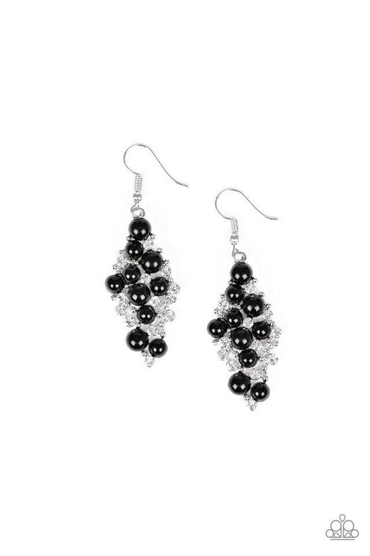 Paparazzi Earring ~ Famous Fashion - Black