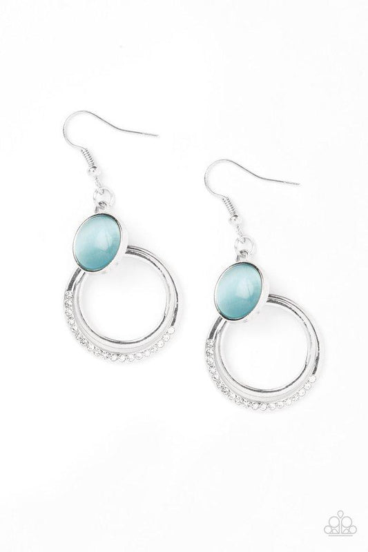 Paparazzi Earring ~ Dreamily Dreamland - Blue