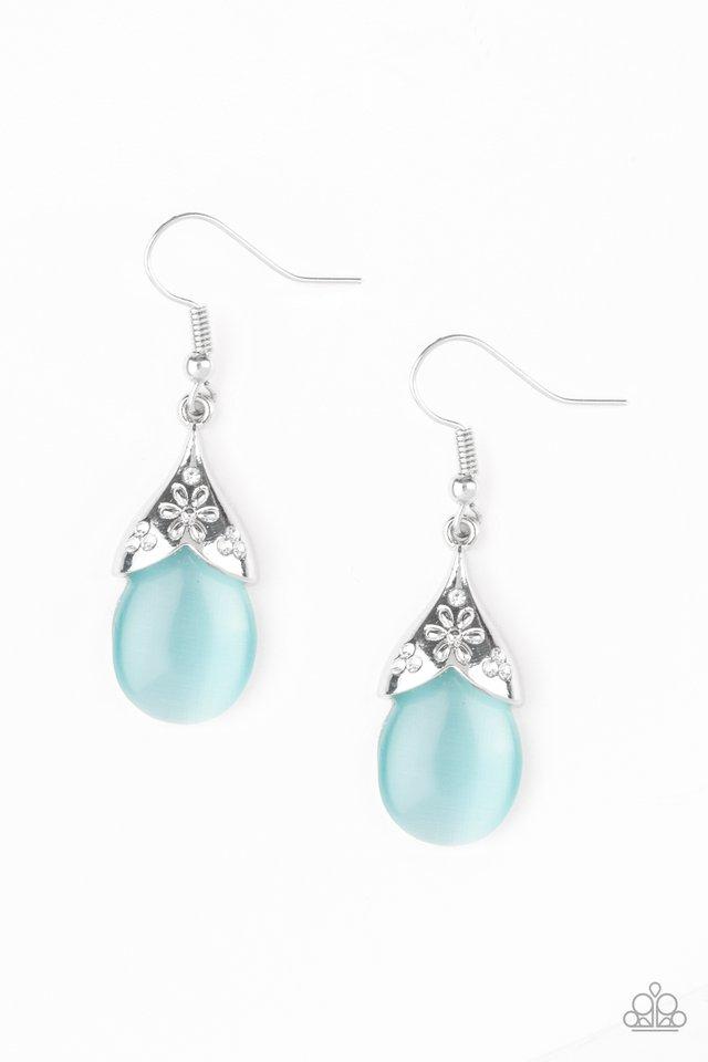 Paparazzi Earring ~ Spring Dew - Blue