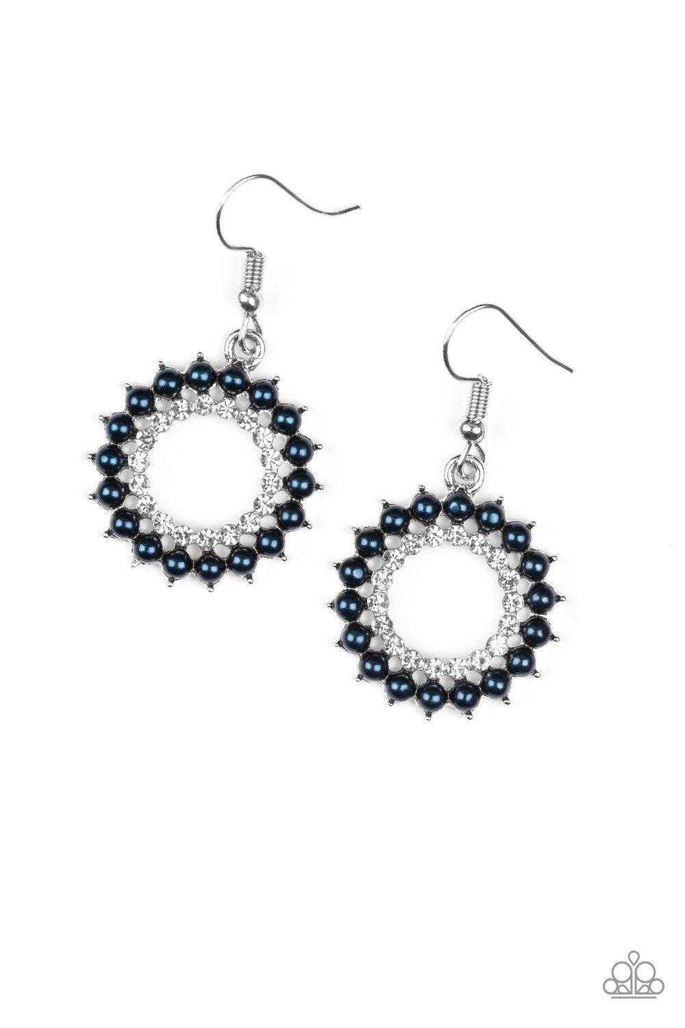 Paparazzi Earring ~ Wreathed In Radiance - Blue