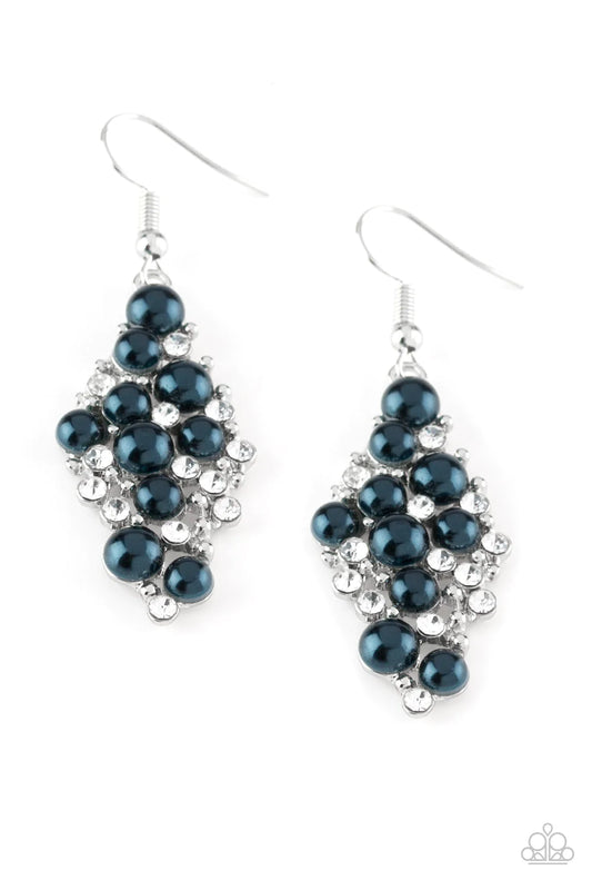 Paparazzi Earring ~ Famous Fashion - Blue